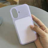 Liquid Silicone Semi-transparent Phone Case For iPhone