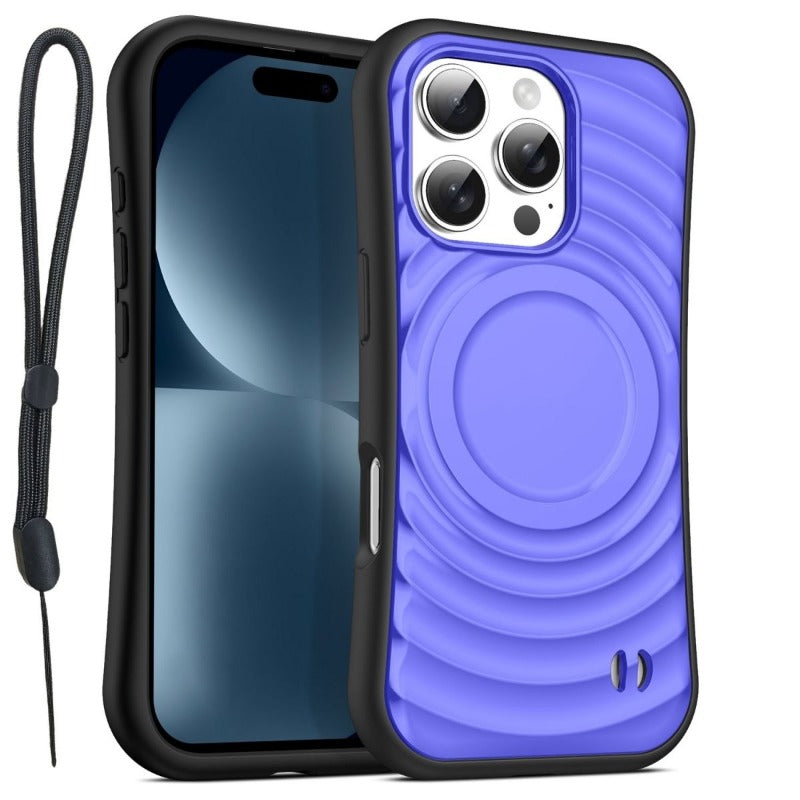 Simple Solid Color Magnetic Phone Case For iPhone
