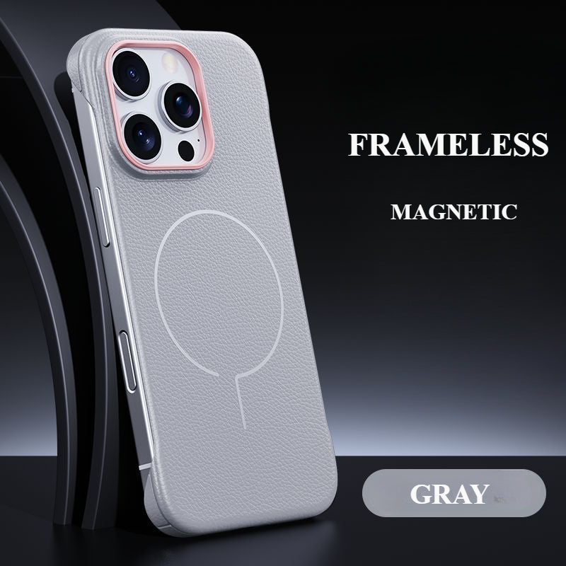Ultra-thin Borderless Magnetic Phone Case For iPhone