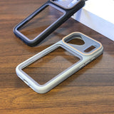 Backless Frameless Phone Case For iPhone