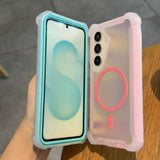 Airbag Laser 2-in-1 Magnetic Phone Case For Samsung