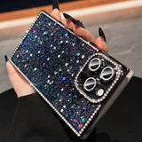 Glitter Lens Film Phone Case For iPhone