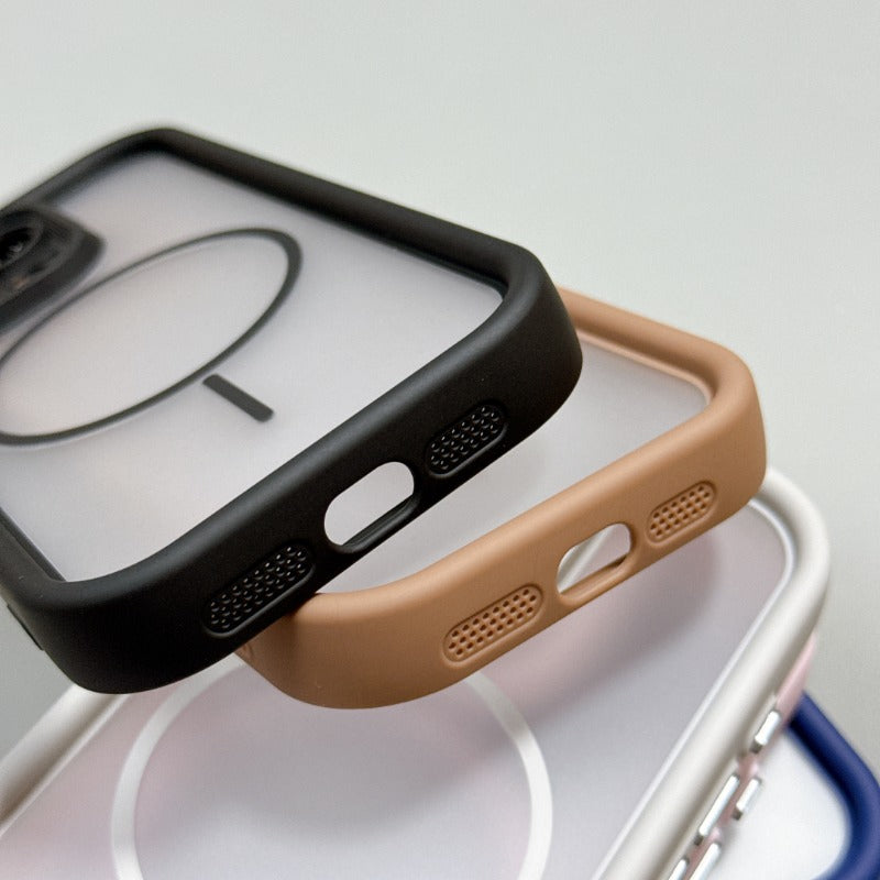 Transparent Magnetic Phone Case For iPhone