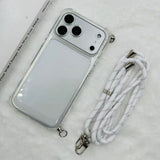 Transparent Soft Lanyard Phone Case For iPhone