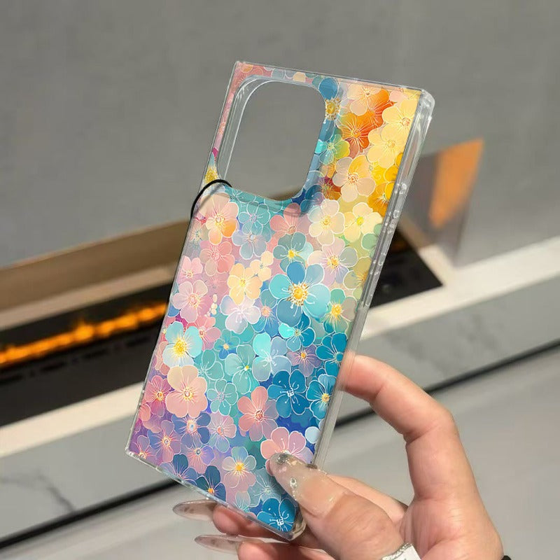 Colorful Flower Phone Case For iPhone