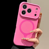 Liquid Silicone Magnetic Phone Case For iPhone