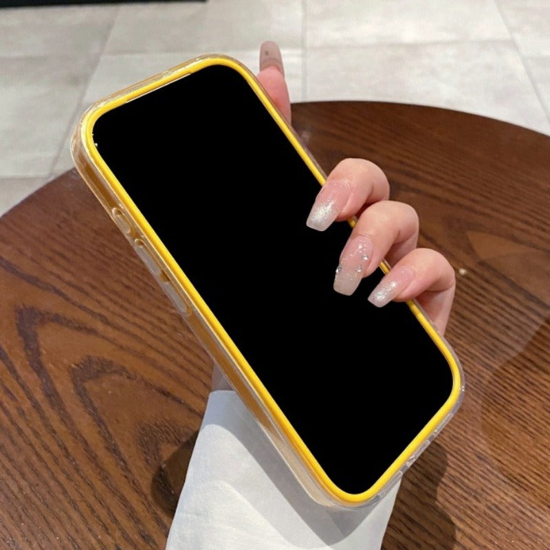 Simple Colorful Border Phone Case For iPhone