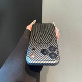 Striped Magnetic Phone Case For iPhone