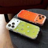 Silver Star Phone Case For iPhone