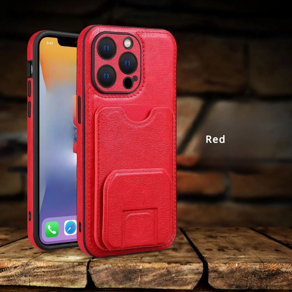 High-End Leather Phone Case For iPhone