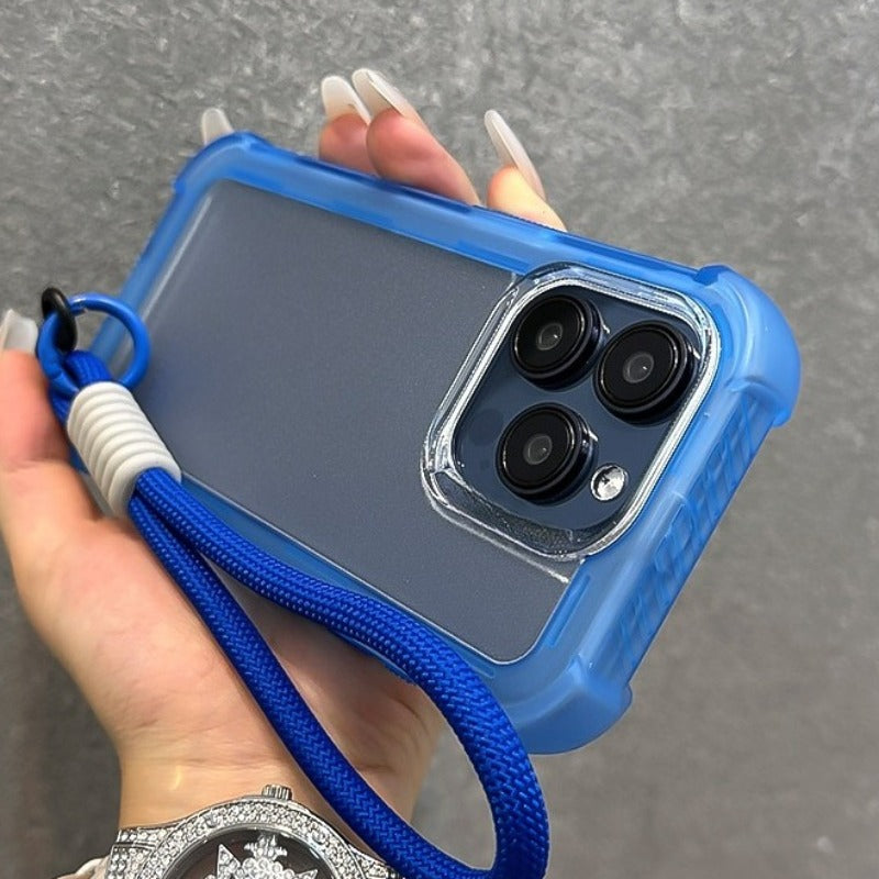 Transparent Frosted Drop-proof Phone Case For iPhone