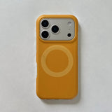 Minimalist Solid Color Wireless Charging Phone Case For iPhone