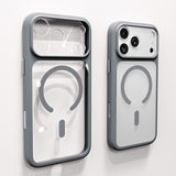 Transparent Magnetic Anti-drop Phone Case For iPhone