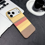 Striped Magnetic Phone Case For iPhone