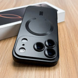 Metallic Paint Magnetic Soft Case For iPhone