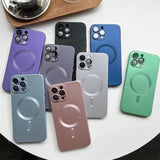 Slim Soft TPU Shockproof Magnetic Case For iPhone