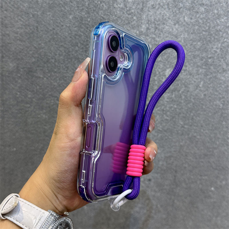 Gradient Transparent Phone Case For iPhone