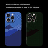 Carbon Fiber Magnetic Drop-proof Hard Phone Case For iPhone