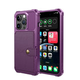 Magnetic Cards Solt Wallet Leather Case for iPhone