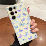 Butterfly Pattern  Silicone Phone Case For Samsung