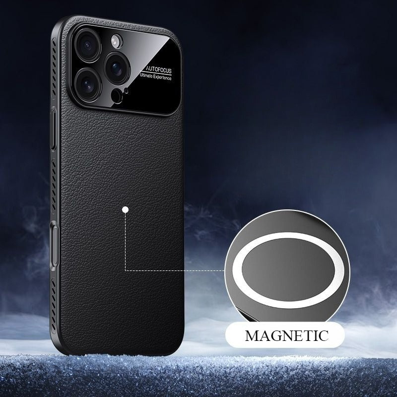 Large Window Ultra-Thin Magnetic Phone Case For iPhone