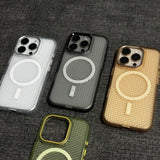 Hollow Heat Dissipation Magnetic Phone Case For iPhone