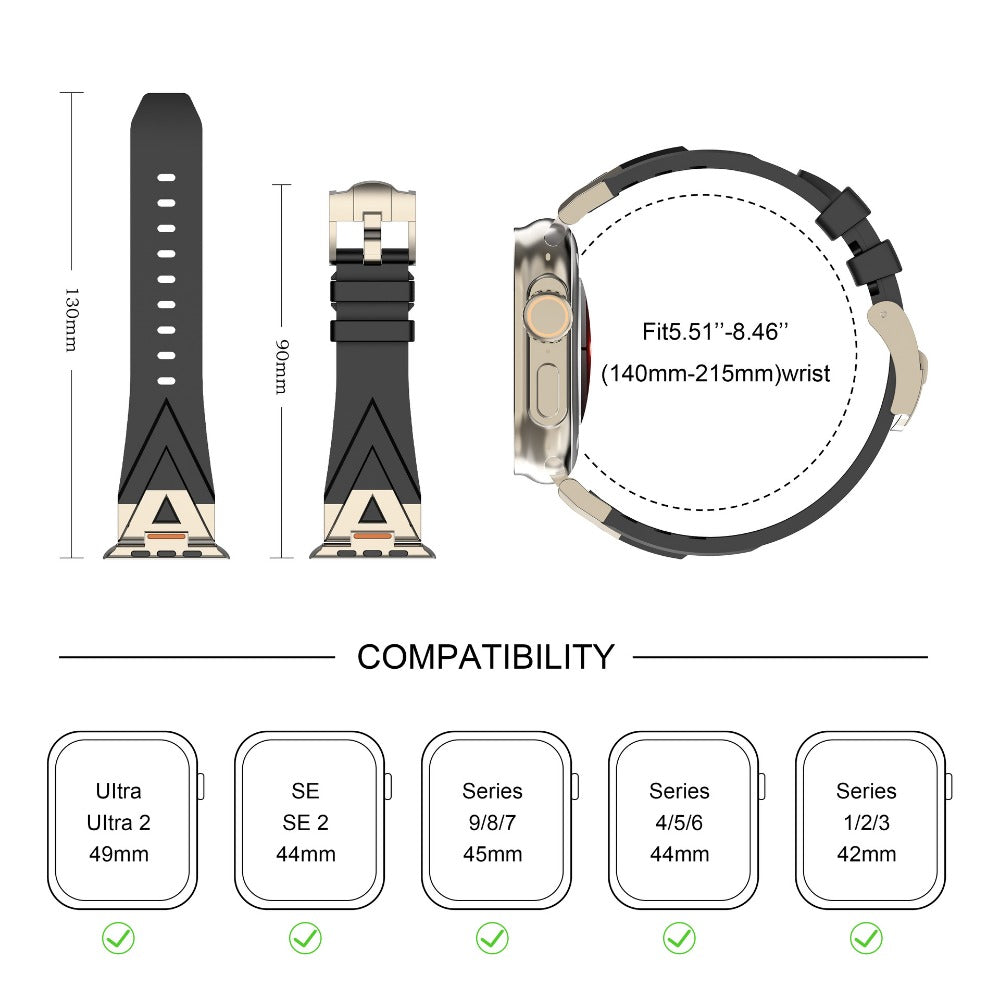 Silicone Watch Strap For Apple Watch