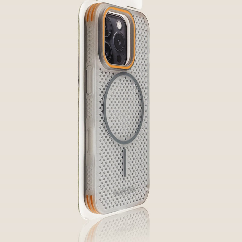 Heat Dissipation and Breathable Magnetic Phone Case For iPhone