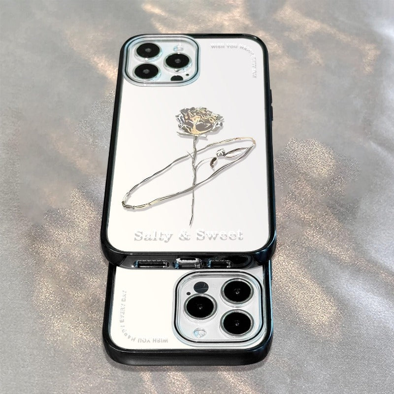 Rose Silicone Phone Case For iPhone