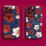 Flower Silicone Phone Case For iPhone