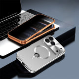 Metal Double-Sided Marker Magnetic Phone Case For iPhone