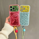 Foil-textured Phone Case For iPhone