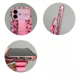 Sequined Leopard Print Phone Case For iPhone