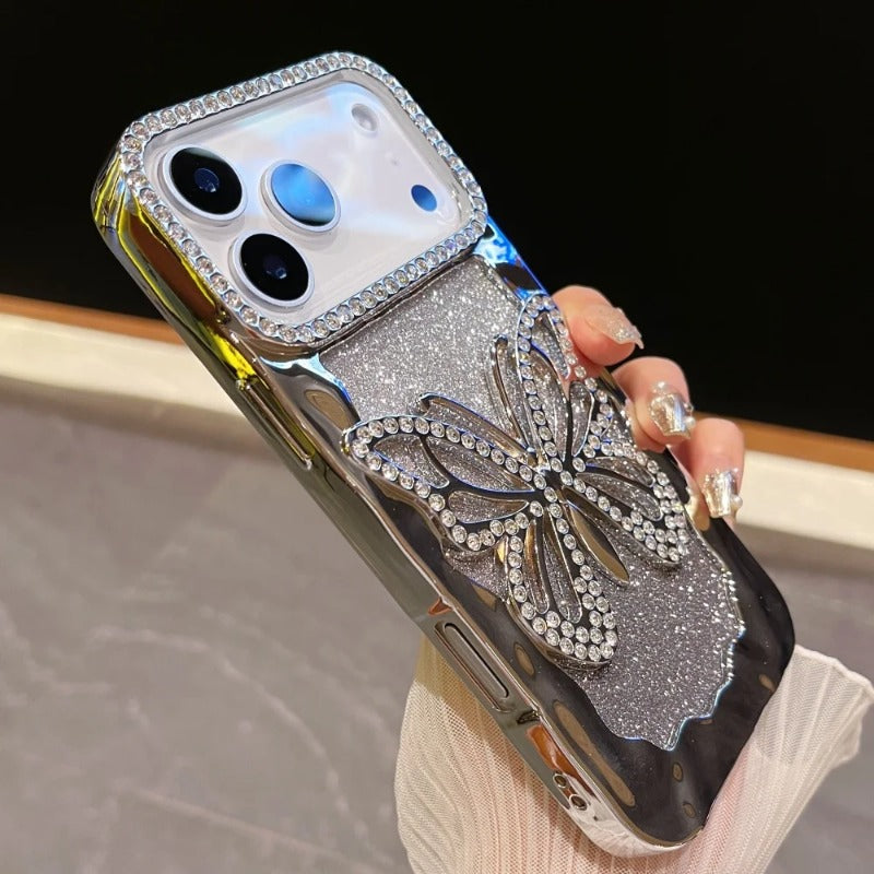 Gradient Color Glitter Diamonds Case For iPhone