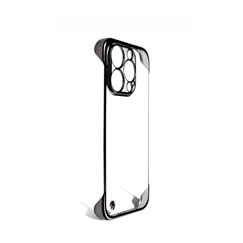 Ultra-thin Transparent Borderless Mobile Phone Case For iPhone