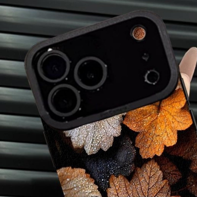 Maple Leaf Lanyard Phone Case For iPhone