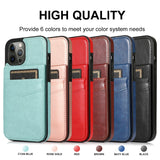 Leather Card Holder Phone Case For iPhone