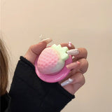 Strawberry Magnetic Bracket Phone Case For iPhone