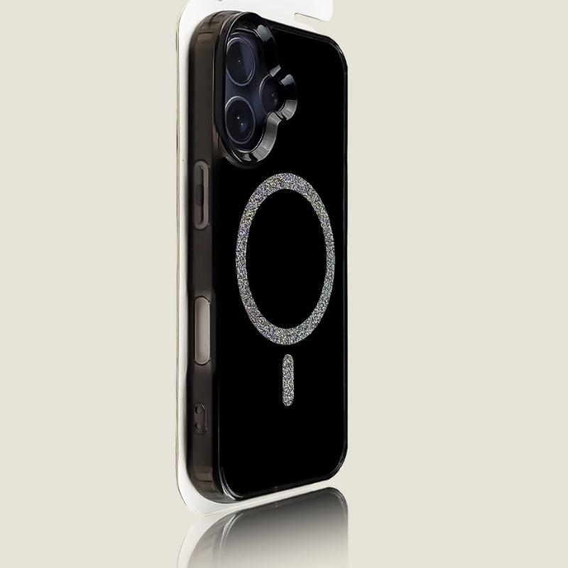Glitter Magnetic Ring Phone Case For iPhone