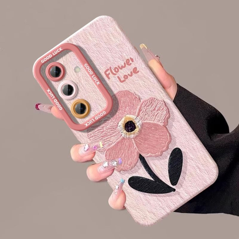 Flower Silicone Phone Case For Samsung