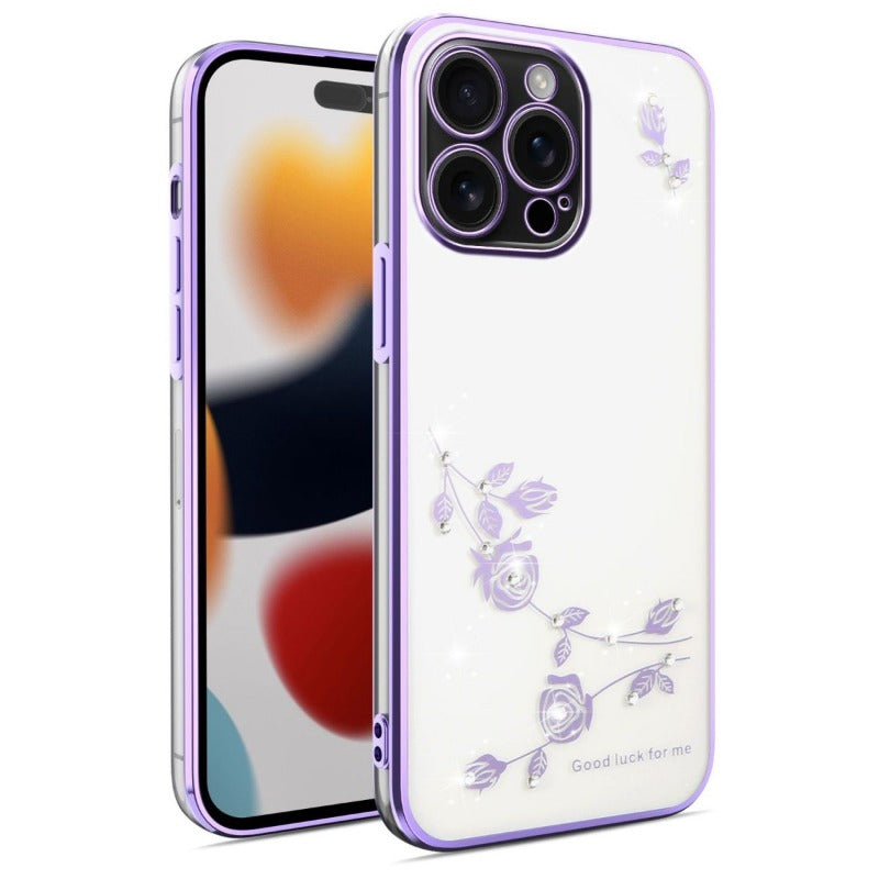 Flower Transparent Phone Case For iPhone
