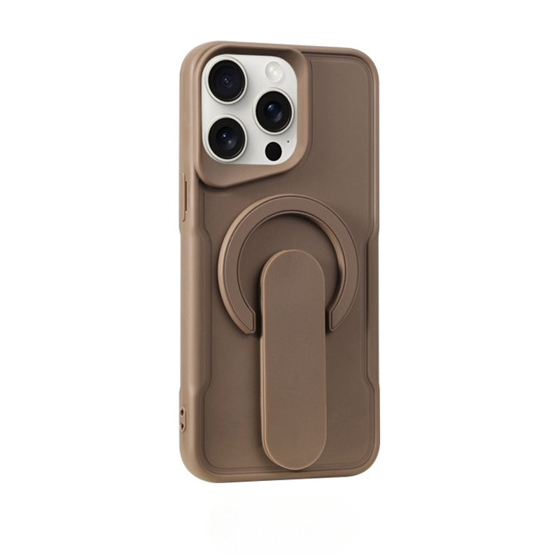Simple Solid Color Magnetic Phone Case For iPhone