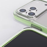 Circular Airbag Transparent Magnetic Phone Case For iPhone