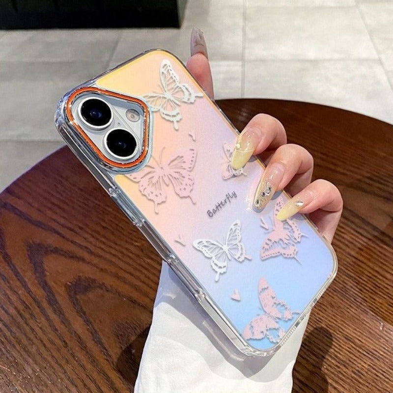 Gradient Butterfly Phone Case For iPhone