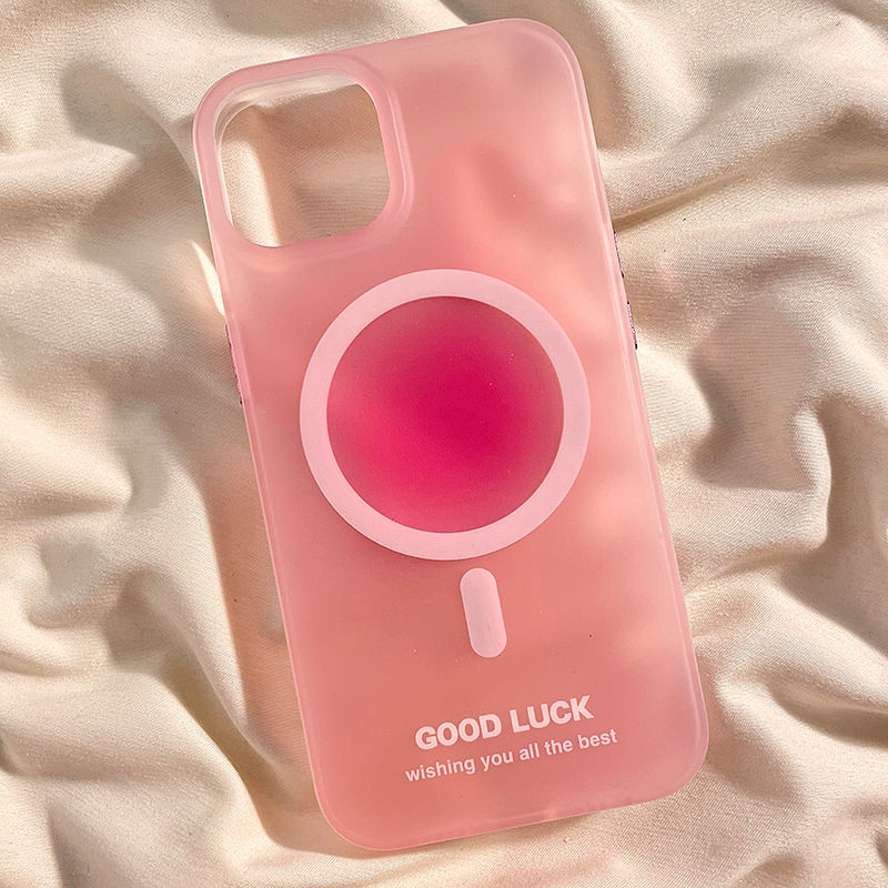 Solid Color Frosted Magnetic Phone Case For iPhone