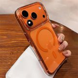 Transparent Ultra Thin PC Magnetic Case For iPhone
