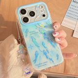 Ocean Blue Koi Fish Phone Case For iPhone