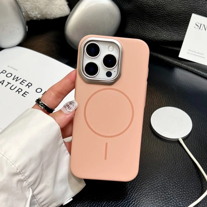 Hard Matte Shockproof Magnetic Case For iPhone
