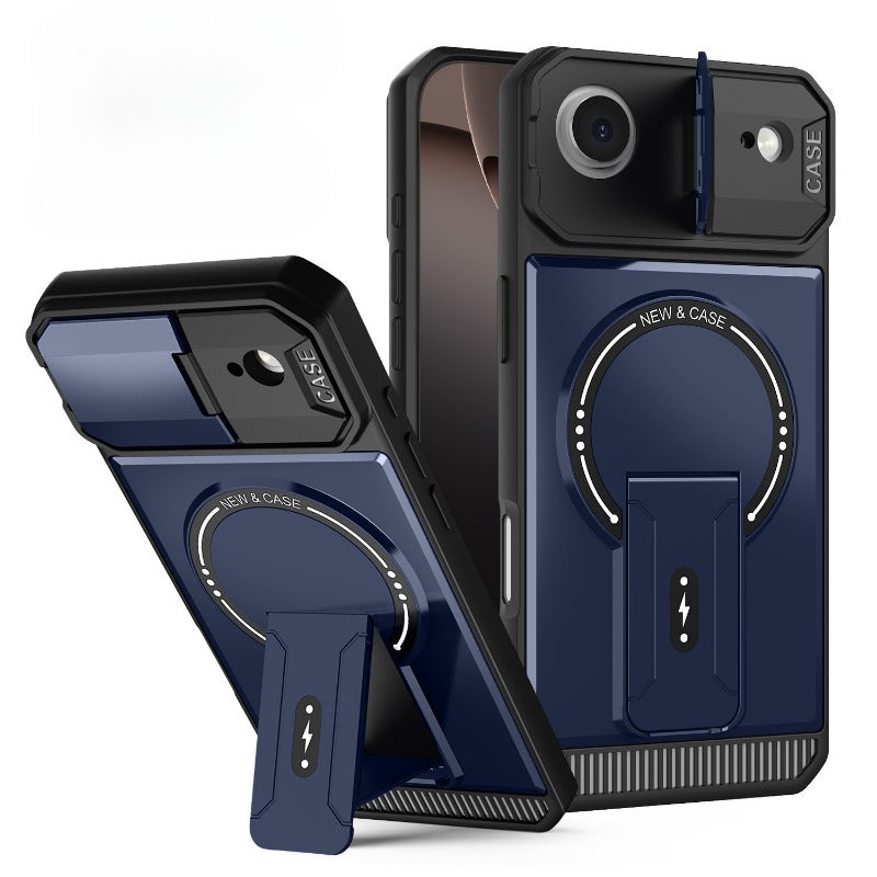 Magnetic Bracket Phone Case For iPhone