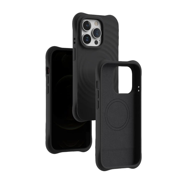 Liquid Silicone Ripple Pattern Full Package Phone Case For iPhone – Plumun